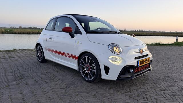 Abarth 595 595c MTA Turismo Pista 1.4 T-Jet Abarth MTA Turismo 165 pk Classico Pista F1 Unieke Abarth 595 MTA Cabriolet Leder bruin 17" Classic Abarth look