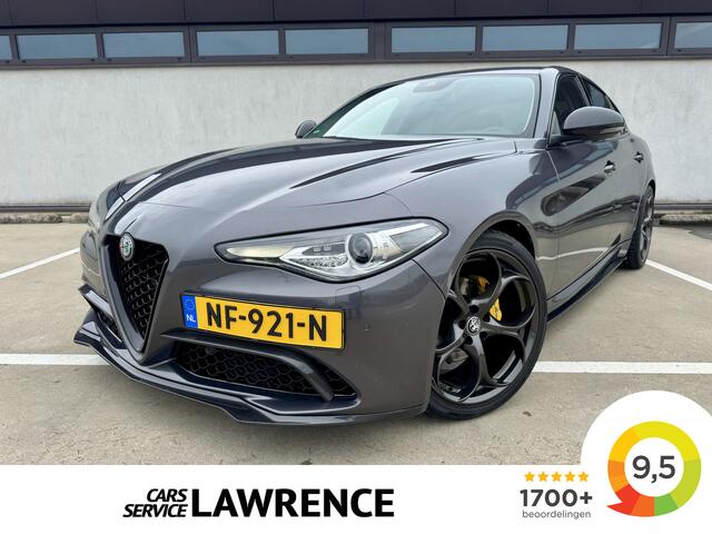 Alfa Romeo GIULIA 2.0T Super Veloce Tuning 310PK | Full Carbon | Leer | Appel-Android | 19" Breedset || Schakelflippers | Xenon |