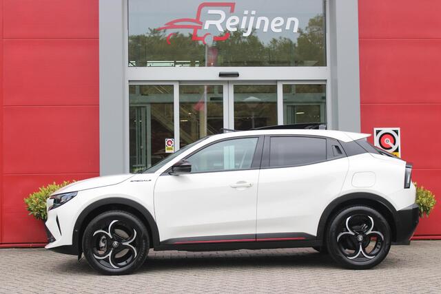 Alfa Romeo Junior 1.2 145PK AUTOMAAT Hybrid IBRIDA SPECIALE | PANORAMA SCHUIF/KANTEL DAK | AFNEEMBARE TREKHAAK | TECHNO PACK: LED MATRIX KOPLAMPEN/AUTOMATISCH DIMMENDE BINNENSPIEGEL/DRAADLOZE TELEFOONLADER/ELEKTRISCH VERSTELBARE EN VERWARMBARE ZIJSPIEGELS MET DODEHOEK DETE