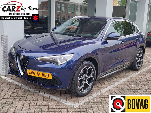 Alfa Romeo Stelvio 2.0 T AWD Ti AUTOMAAT Bruin leder | Trekhaak wegklapbaar | Stoelverwarming