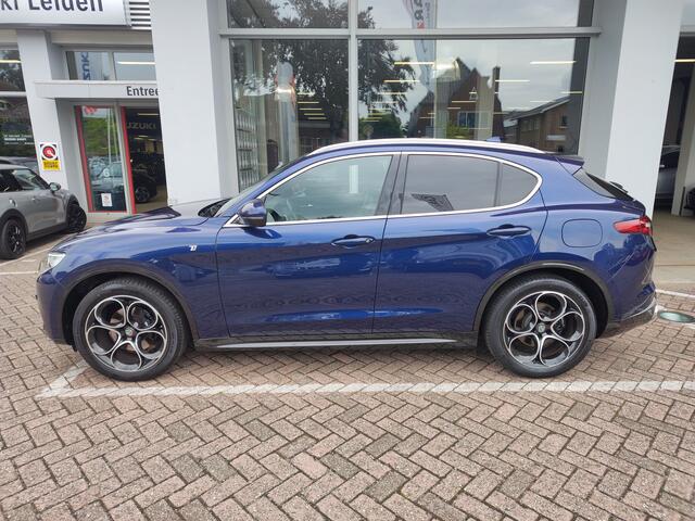 Alfa Romeo Stelvio 2.0 T AWD Ti AUTOMAAT Bruin leder | Trekhaak wegklapbaar | Stoelverwarming