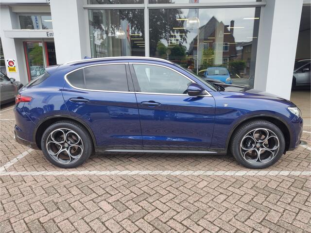Alfa Romeo Stelvio 2.0 T AWD Ti AUTOMAAT Bruin leder | Trekhaak wegklapbaar | Stoelverwarming