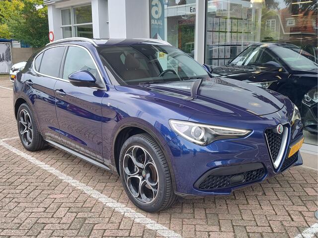Alfa Romeo Stelvio 2.0 T AWD Ti AUTOMAAT Bruin leder | Trekhaak wegklapbaar | Stoelverwarming
