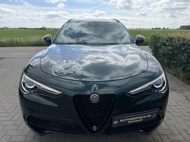 Alfa Romeo Stelvio 2.0 T AWD Ti Verde visconti!! - Schakelflippers - Trekhaak