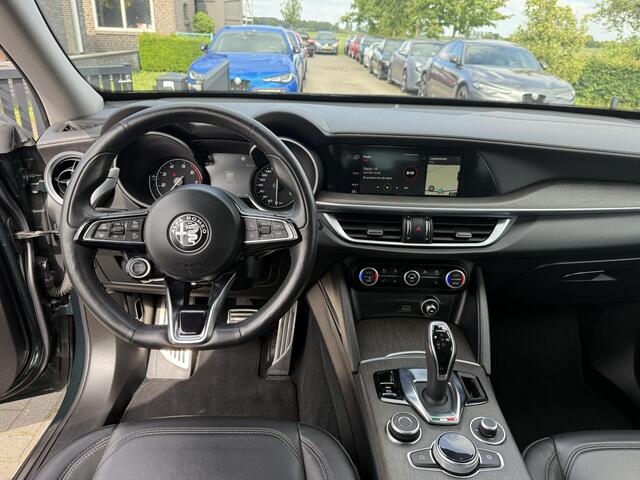 Alfa Romeo Stelvio 2.0 T AWD Ti Verde visconti!! - Schakelflippers - Trekhaak