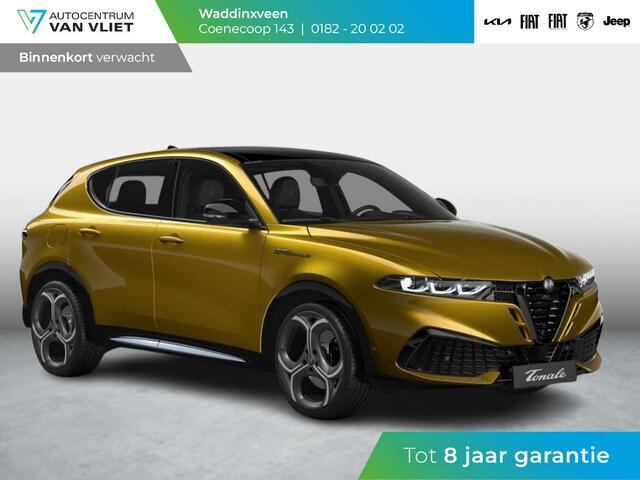 Alfa Romeo Tonale Ibrida Plug-In Q4 270pk AWD Sport Speciale | Pack Tech | Schuif/Kanteldak | Giallo Ocra | Matrix Led | Harman Kardon
