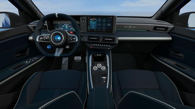 Alpine A290 GTS 52 kWh NIEUW | Pack Driving | Devialet | Franse Vlag | Blauw Alpine logo stuurwiel