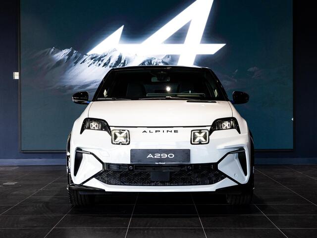 Alpine A290 GT Performance 52 kWh TE BESTELLEN | 220PK | TWO-TONE BLANC NIVAL/DAK NOIR | DEVIALET SOUND | ADAPTIEVE CRUISECONTROL | CARPLAY |