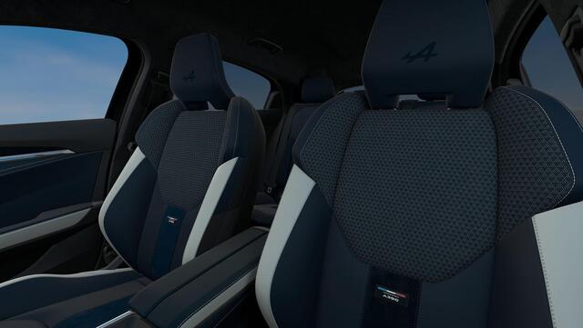 Alpine A390 GT | Gris Tonnerre mat | Pack Driving: Active Driver Assist, Emergency Brake Assist & Handsfree Parking | Devialet® XtremeSound audiosysteem | Decorpanelen dashboard en middenconsole in geweven carbon | Alpine sportstoelen met geperforeerd Alcantara®, el