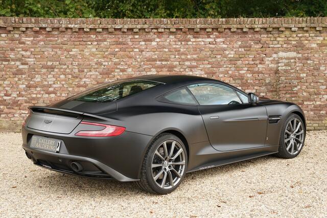 Aston Martin VANQUISH "One of Seven" only 3200 km! ,One owner from new - From a very refined collection, Bespoke Vanquish by Aston's 'Q' personalisation division, An interesting limited edition, Delivered in German and serviced annually by the AM dealer, Characterized by carbo