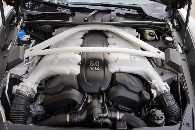 Aston Martin VANQUISH "One of Seven" only 3200 km! ,One owner from new - From a very refined collection, Bespoke Vanquish by Aston's 'Q' personalisation division, An interesting limited edition, Delivered in German and serviced annually by the AM dealer, Characterized by carbo