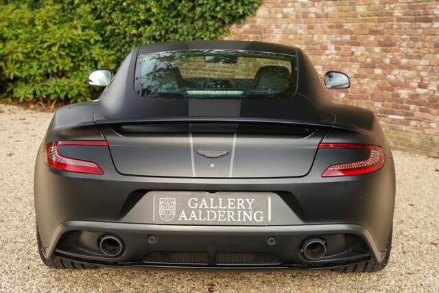 Aston Martin VANQUISH "One of Seven" only 3200 km! ,One owner from new - From a very refined collection, Bespoke Vanquish by Aston's 'Q' personalisation division, An interesting limited edition, Delivered in German and serviced annually by the AM dealer, Characterized by carbo