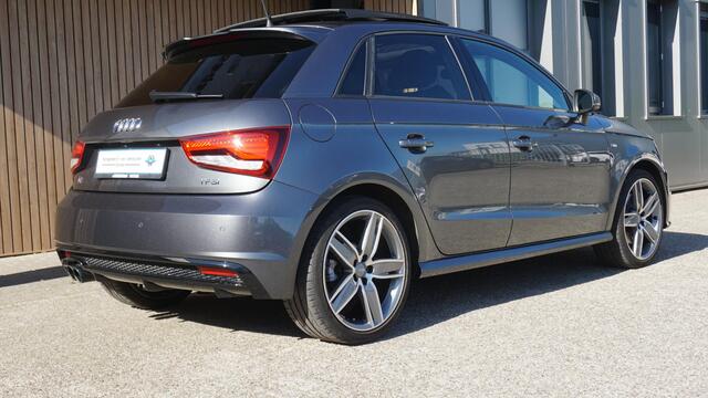 Audi A1 Sportback 1.8 TFSI 192PK 3x S-Line Pano.Dak 18inch LM Xenon/LED H-Leder *Daytona Grey Pearl* 1e Eigenaar! Audi O.H.