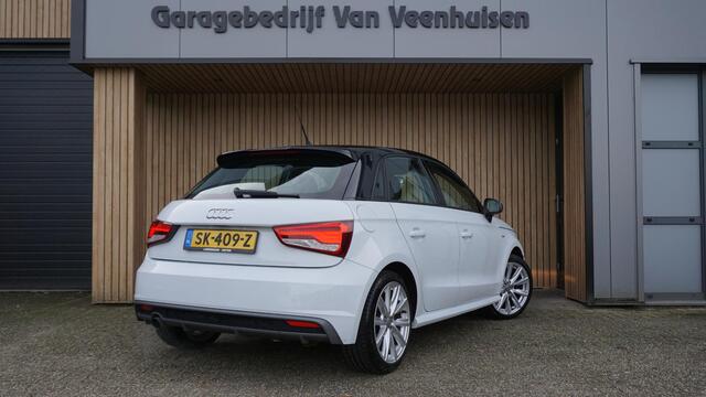 Audi A1 Sportback 1.0 TFSI 95pk 5Drs Adrenalin S-Line 17inch LM Navi Airco Elek.pakket *Gletsjerwit Metallic* NL auto! 83316km!