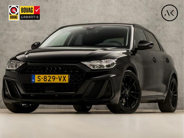 Audi A1 Sportback 30 TFSI S-Line Sport Automaat (BLACK PACK, APPLE CARPLAY, SFEERVERLICHTING, CLIMATE, STOELVERWARMING, SPORTSTOELEN, GETINT GLAS, LED ACHTERLICHTEN, CRUISE, NIEUWE APK, NIEUWSTAAT)