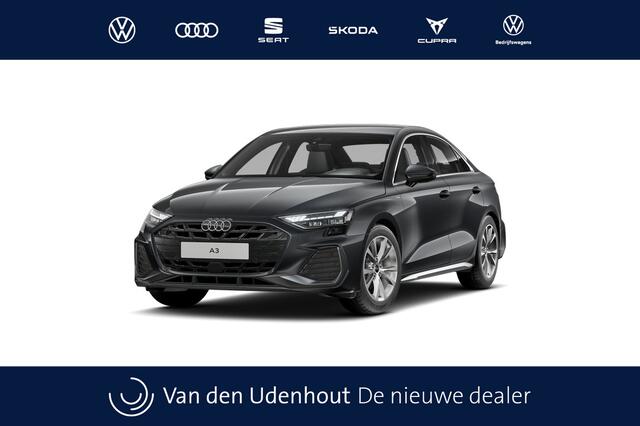 Audi A3 Limousine 30 TFSI 116 S tronic S edition Automaat | S line-interieur met sportstoelen en zwarte stoffen-kunstlederen bekleding | Audi soundsystem | Infotainmentpakket Connectivity | Ledkoplampen, ledachterlichten, dynamische knipperlichten achter | Assist