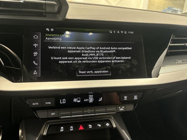 Audi A3 Limousine 30 Tfsi 115pk S-tronic S edition · Camera · Apple/Android Car Play · Navi · P-Sensoren · ACC · Parkeer Assistent · 17'' Inch · Garantie t/m 19-12-2028 of 100.000km