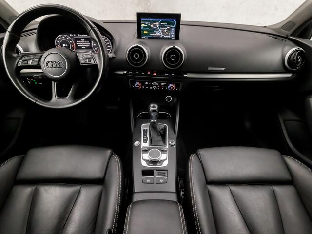 Audi A3 Limousine 1.4 TFSI Sport 150Pk Automaat (SCHUIFDAK, VIRTUAL COCKPIT, LEDER, ELEK SPORTSTOELEN, KEYLESS, ADAPTIVE CRUISE, ZWART HEMEL, GETINT GLAS, NIEUWE APK, NIEUWSTAAT)