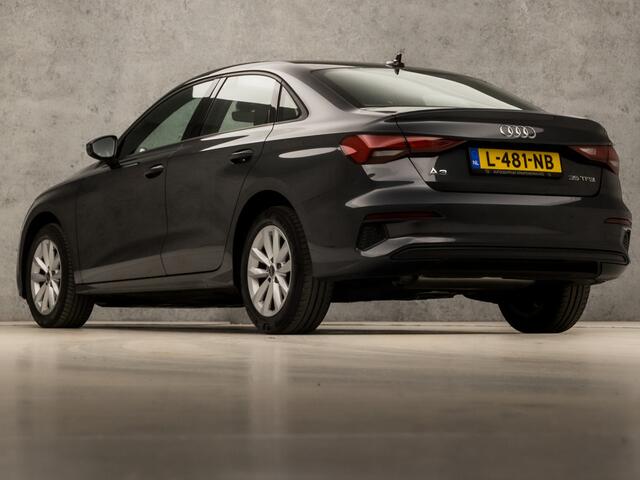 Audi A3 Limousine 35 TFSI Sport 150Pk Automaat (APPLE CARPLAY, GROOT NAVI, CLIMATE, PARKEERSENSOREN, SPORTSTOELEN, LED KOPLAMPEN, CRUISE, NIEUWE APK, NIEUWSTAAT)