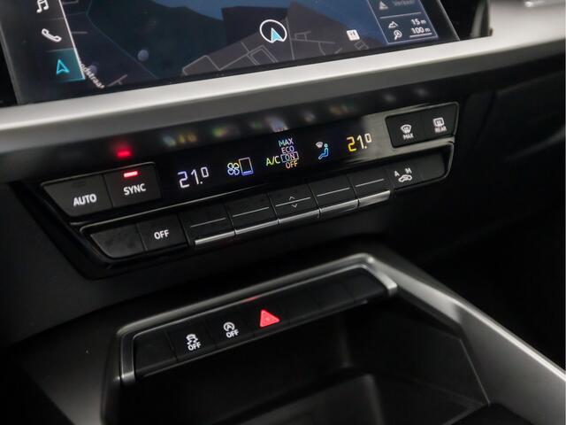 Audi A3 Limousine 35 TFSI Sport 150Pk Automaat (APPLE CARPLAY, GROOT NAVI, CLIMATE, PARKEERSENSOREN, SPORTSTOELEN, LED KOPLAMPEN, CRUISE, NIEUWE APK, NIEUWSTAAT)