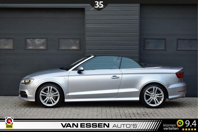 Audi A3 Cabriolet 1.4 TFSI Sport S-Line Edition Leder Navi Nekverwarming NL-Auto 37.000KM!!!