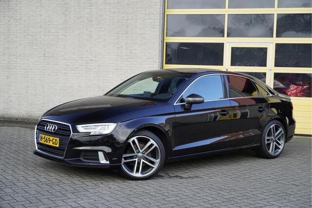 Audi A3 Limousine 30 TDI Advance Sport BJ2019 Lmv 18" | Led | Pdc | Navi | Dynamische knipperlichten | Climate control | Cruise control | Sportstoelen | Verwarmde voorstoelen | Zwarte hemel | Extra getint glas
