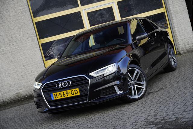 Audi A3 Limousine 30 TDI Advance Sport BJ2019 Lmv 18" | Led | Pdc | Navi | Dynamische knipperlichten | Climate control | Cruise control | Sportstoelen | Verwarmde voorstoelen | Zwarte hemel | Extra getint glas
