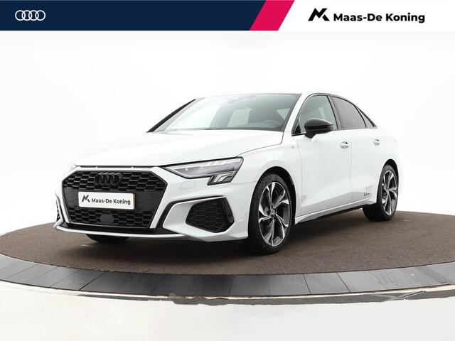 Audi A3 Limousine 30 TFSI 110pk S-tronic Edition One · S Line · Apple/Android Car Play · Navigatie · Afneembare Trekhaak · P-Sensoren · 18'' Inch · Garantie t/m 13-03-2028 of 100.000km