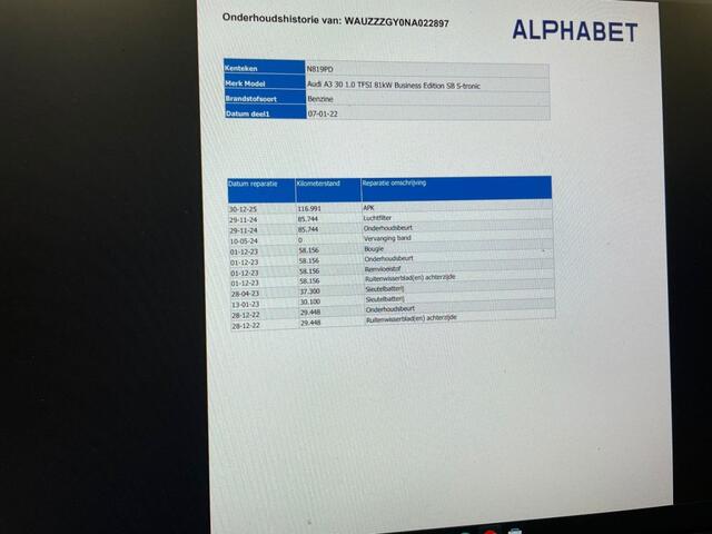 Audi A3 Sportback 30 TFSI Advanced edition Automaat - Digitaal Cockpit, Carplay, Cruise, Navi, Stoelverw.