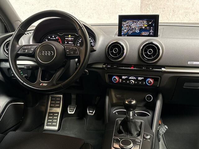 Audi A3 Limousine 1.0 TFSI S-Line Sport (2X S-LINE, BANG&OLUFSEN, APPLE CARPLAY, GROOT NAVI, LEDER, DYNAMISCHE KNIPPERLICHTEN, SPORTSTOELEN, CRUISE, PARKEERSENSOREN, NIEUWSTAAT)