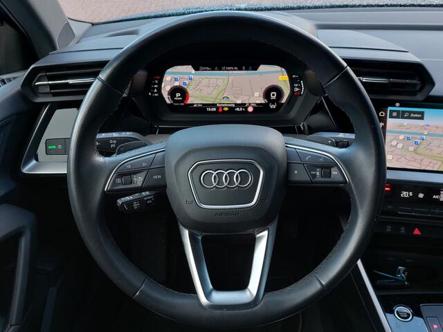 Audi A3 Limousine 30 TFSI 110pk Automaat Advanced Edition | Navi | Apple Carplay+Android Auto | Clima | Adap.Cruise | Led Koplampen+Achterlichten | Sfeerverlichting | Sportstoel+Stoelverwarming | Pdc | 17''lm