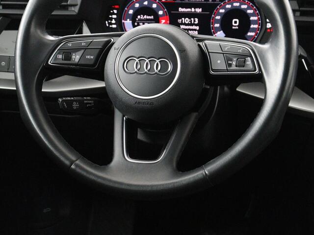 Audi A3 30 TFSI Advanced edition | Stoelverwarming | Adaptive cruise | Carplay | Sportstoelen | Virtual Cockpit | Navigatie | Full LED | Parkeerhulp | Climate control | Bluetooth
