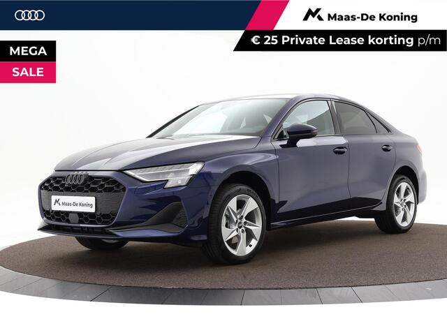 Audi A3 Limousine Advanced edition 30 TFSI 85 kW / 116 PK Limousine · 18'' zwarte lichtmetalen velgen · Sonos · Achteruitrijcamera · Stoelverwarming · MEGA Sale