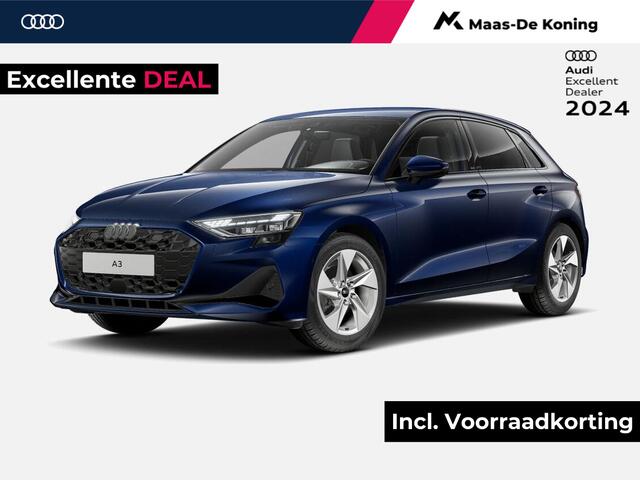 Audi A3 SPORTBACK Advanced edition 30 TFSI 116 pk Sportback · Assistentiepakket driving en parking · Afgevlakt sportstuur