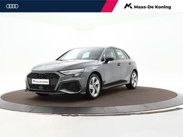Audi A3 SPORTBACK 30 TFSI 110pk S-Tronic S Edition · Camera · Apple Car Play · Parkeerassistent · Optiekpakket Zwart · Navigatie · Sportstoelen · Clima · Garantie t/m 23-05-2028 of 100.000km