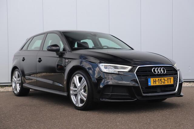 Audi A3 SPORTBACK 35 TFSI CoD S-Line 150PK Automaat Adaptive Cruise Lane Assist Sportstoelen 18 inch LMV Stoelverwarming Full LED Navigatie Clima Carplay Android