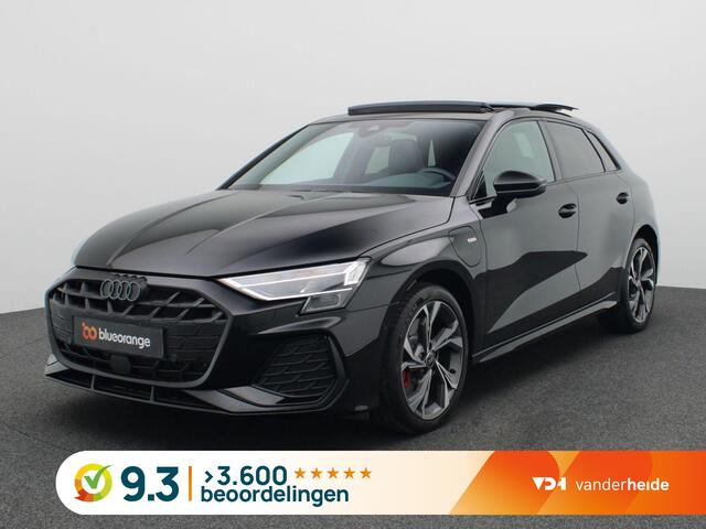 Audi A3 SPORTBACK 45 TFSI e S edition Competition 272PK S-tronic Led matrix, adaptive cruise, schuif-kanteldak, keyles, achteruitrijcamera, stoelverwarming voor, 18" lichtmetaal