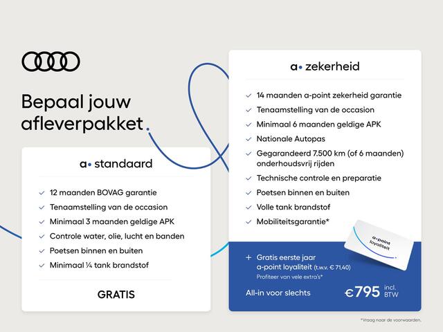 Audi A3 SPORTBACK 30 TFSI S edition 110PK S-Tronic (Automaat) | Verlengde garantie | Navigatie | 18"LM velgen | Privacy glas |