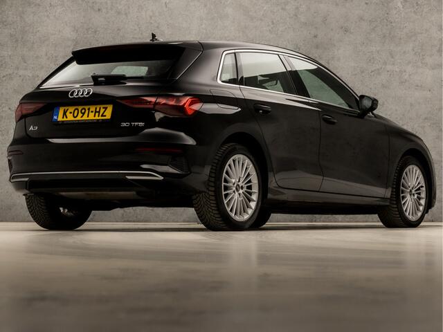 Audi A3 SPORTBACK 30 TFSI Sportline Automaat (APPLE CARPLAY, GROOT NAVI, CLIMATE, PARKEERSENSOREN, SPORTSTOELEN, LED KOPLAMPEN, LANE ASSIST, CRUISE, NIEUWSTAAT)