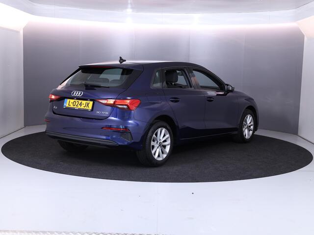 Audi A3 SPORTBACK 30 TFSI Pro Line 110 pk S-tronic | Navigatie via App | Parkeersensoren achter | Cruise control | LED koplampen | Apple Carplay/Android Auto |