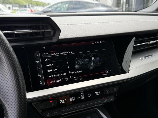 Audi A3 SPORTBACK 35 TFSI S Edition Virtual Cockpit | Bang&Olufsen | Matrix LED | Stoelverwarming | Parkeersensoren | LED | ACC
