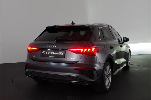 Audi A3 SPORTBACK 40 TFSI e S line > 204pk/Daytona grijs/Adaptive cruise control/Stoelverwarming...