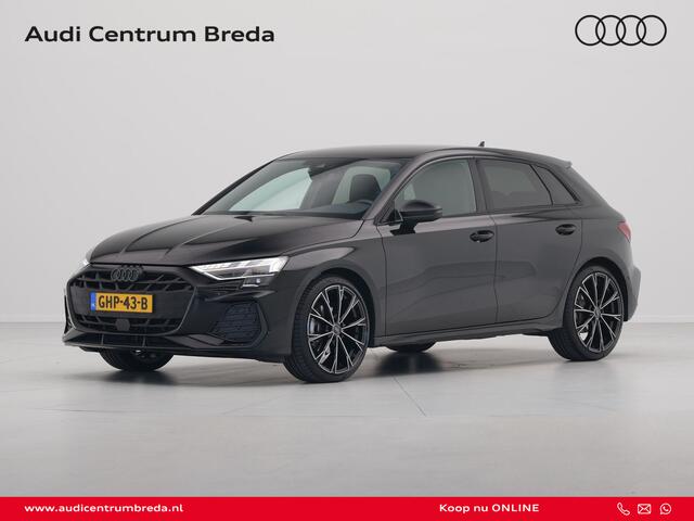 Audi A3 SPORTBACK 35 TFSI 150 pk S edition Facelift, Optiek zwart, Led, Navi, PDC