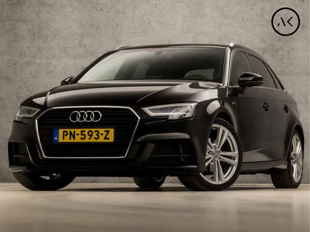 Audi A3 SPORTBACK 1.5 TFSI S-Line Sport 150Pk Automaat (2X S-LINE, GROOT NAVI, CLIMATE, LEDER, SPORTSTOELEN, GETINT GLAS, PARKEERSENSOREN, PLAT S-LINE SPORTSTUUR, NIEUWSTAAT)
