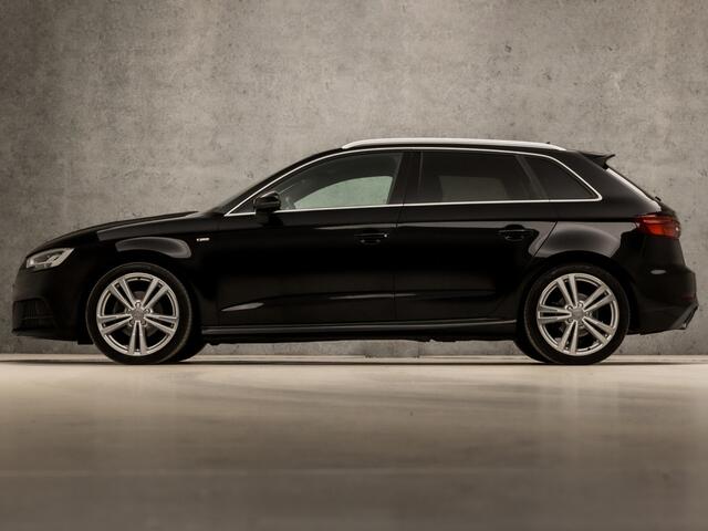 Audi A3 SPORTBACK 1.5 TFSI S-Line Sport 150Pk Automaat (2X S-LINE, GROOT NAVI, CLIMATE, LEDER, SPORTSTOELEN, GETINT GLAS, PARKEERSENSOREN, PLAT S-LINE SPORTSTUUR, NIEUWSTAAT)