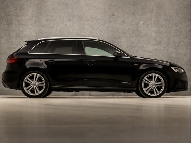 Audi A3 SPORTBACK 1.5 TFSI S-Line Sport 150Pk Automaat (2X S-LINE, GROOT NAVI, CLIMATE, LEDER, SPORTSTOELEN, GETINT GLAS, PARKEERSENSOREN, PLAT S-LINE SPORTSTUUR, NIEUWSTAAT)