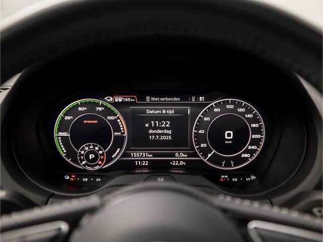Audi A3 SPORTBACK 40 e-tron S-Line Sport 204Pk Automaat (2X S-LINE, SCHUIFDAK, VIRTUAL COCKPIT, APPLE CARPLAY, ADAPTIVE CRUISE, PLAT S-LINE SPORTSTUUR, GROOT NAVI, KEYLESS, LEDER, GETINT GLAS, STOELVERWARMING, NIEUWSTAAT)