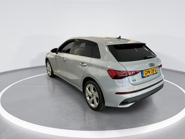 Audi A3 SPORTBACK 35 Tfsi 150pk S-tronic Advanced Edition · Apple/Android Car Play · Navi · Camera · P-Sensoren · ACC · Verkeersbord Herkenning · 17'' Inch · Garantie t/m 29-10-2028 of 100.000km