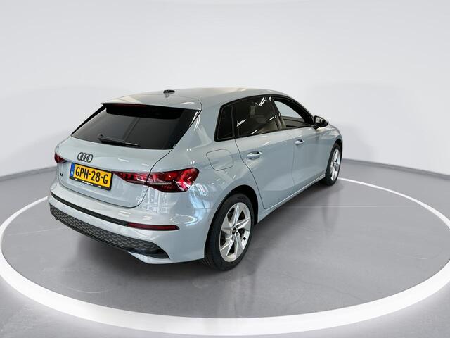 Audi A3 SPORTBACK 35 Tfsi 150pk S-tronic Advanced Edition · Apple/Android Car Play · Navi · Camera · P-Sensoren · ACC · Verkeersbord Herkenning · 17'' Inch · Garantie t/m 29-10-2028 of 100.000km
