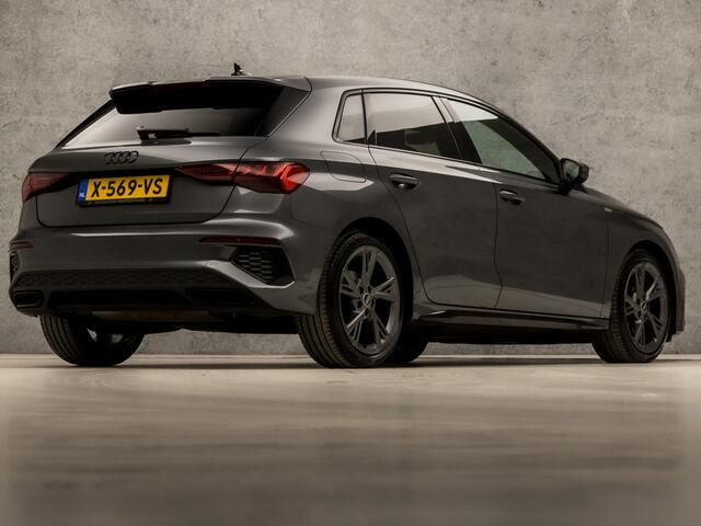 Audi A3 SPORTBACK 35 TDI S-Line Sport 150Pk Automaat (2X S-LINE, GROOT NAVI, CAMERA, ADAPTIVE CRUISE, STOELVERWARMING, SPORTSTOELEN, SFEERVERLICHTING, GETINT GLAS, MATRIX LED, NIEUWE APK, NIEUWSTAAT)